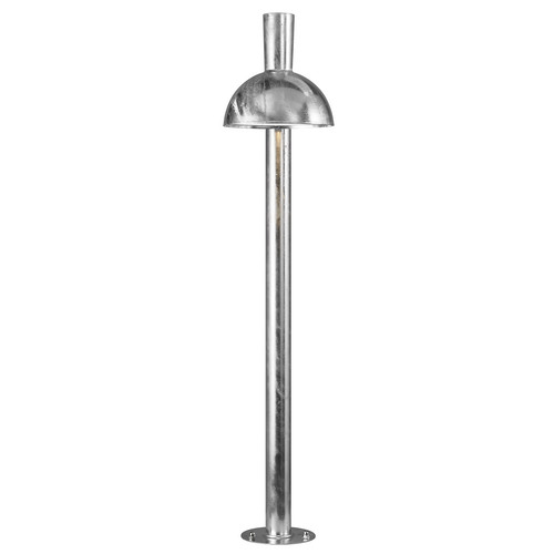 Arki 100 Outdoor Garden Bollard Light 240V 20W Galvanized Steel