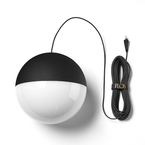 String Sphere Pendant 21W Black