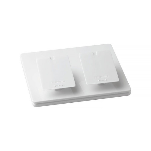 Lutron Pico Wireless Double Pedestal White 2 Gang