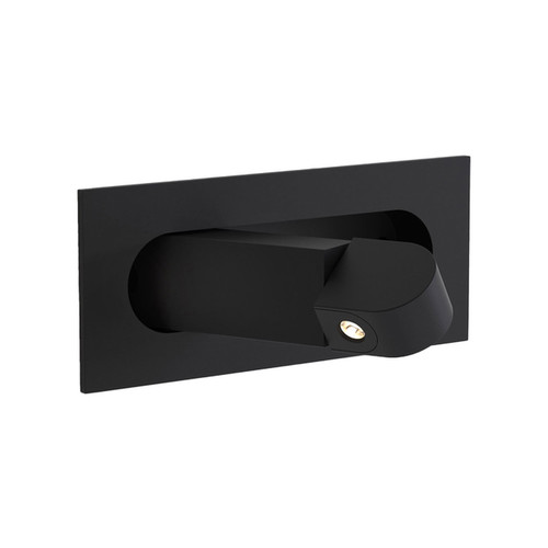 Digit II LED Bedside Wall Light 240V 4.8W Black