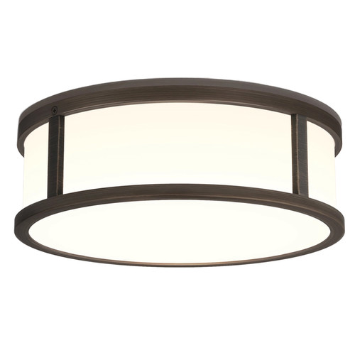 Mashiko 230 Flush Ceiling Light 240V Bronze 60W
