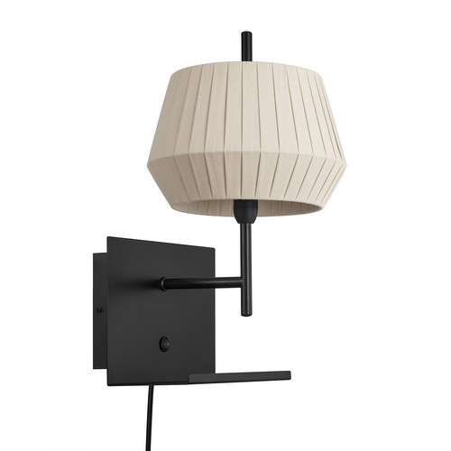 Dicte Bedside USB-A Wall Light Beige 40