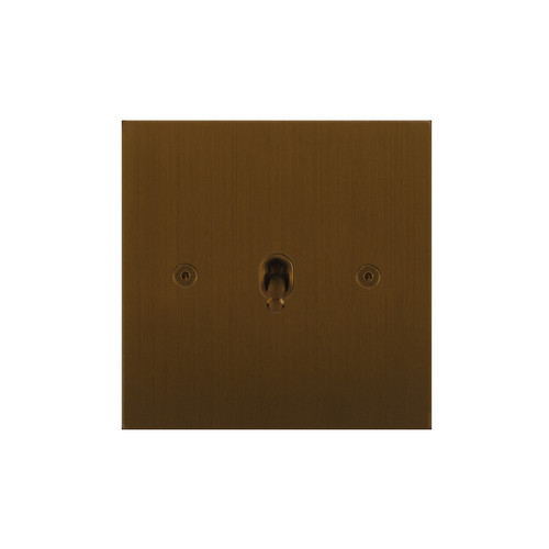 Horizon Square Contemporary Toggle Switch 1 gang 20 amp 2 way Antique Bronze