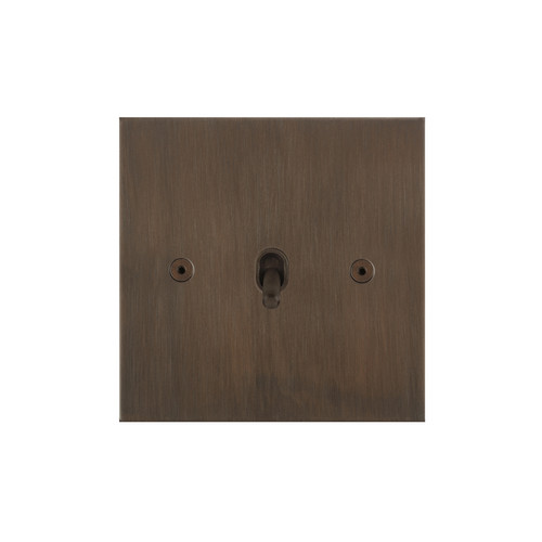 Horizon Square Contemporary Toggle Switch 1 gang 20 amp 2 way Chocolate Bronze
