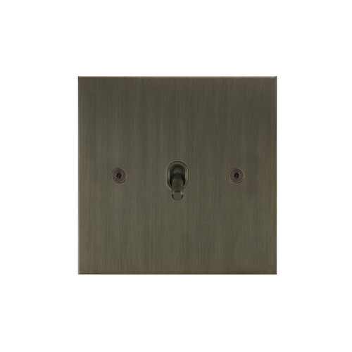Horizon Square Contemporary Toggle Switch 1 gang 20 amp intermediate Jordan Bronze