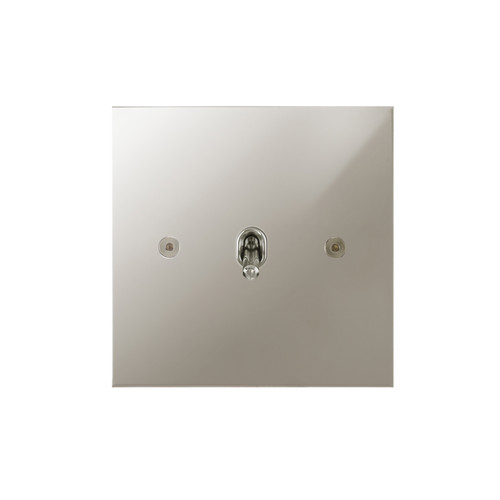 Horizon Square Contemporary Toggle Switch 1 gang 20 amp 2 way Polished Nickel
