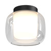 Aquina 240 Flush Ceiling Light 12W Matt Black