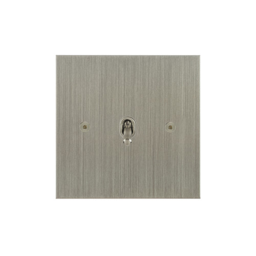 Horizon Square Contemporary Toggle Switch 1 gang 20 amp intermediate Satin Nickel