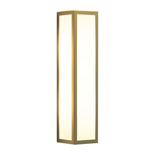Salerno Mirror Wall Light 240V 2 x 5W Natural Brass
