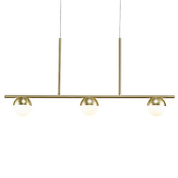 Contina 3 Pendant Light 3x5W Brass