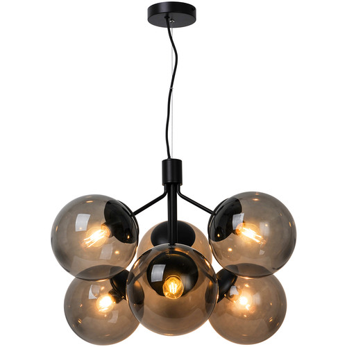 Ivona 6-Spot Pendant Light 6x28W Black