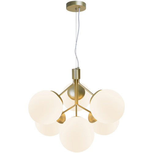 Ivona 6-Spot Pendant Light 6x28W Brass