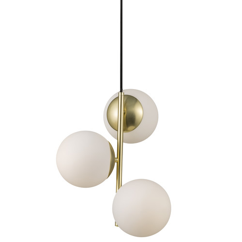 Lilly Pendant Light 3x40W Brass
