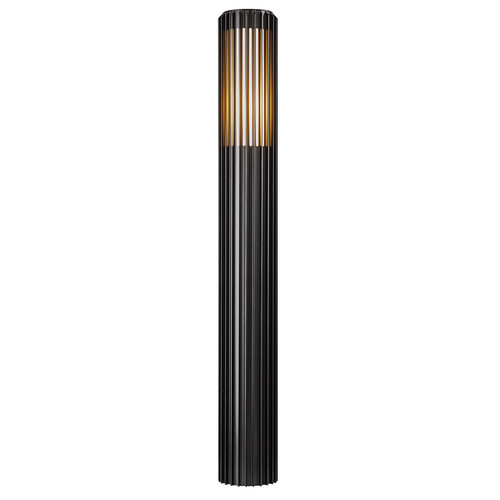 Aludra 95 Bollard Outdoor Garden Light 15W Black