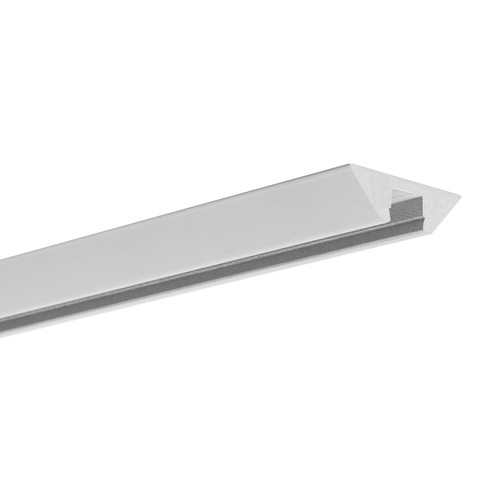 STOS-MDF Surface LED Tape Paintable Extrusion Profile Grey 1000 mm