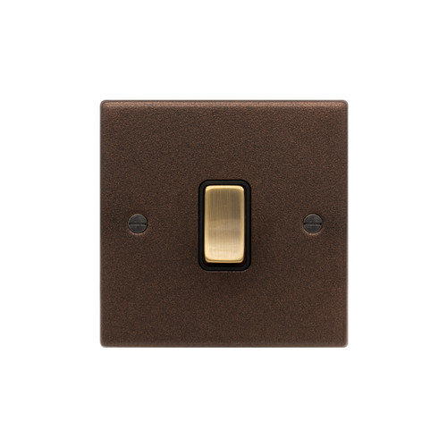 Rocker Switch 1 gang 20 amp Intermediate Copper Bronze