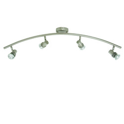 Space Arc Bar Spotlight 240V 4 x 50W Nickel
