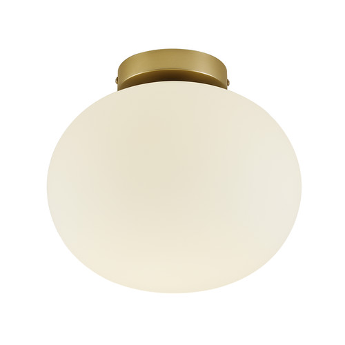 Alton 20 Flush Mount Ceiling Light 240V Brass 25W