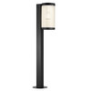 Coupar Bollard Outdoor Garden Light 240V Black 25W