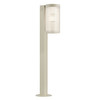 Coupar Bollard Outdoor Garden Light 240V Sand 25W