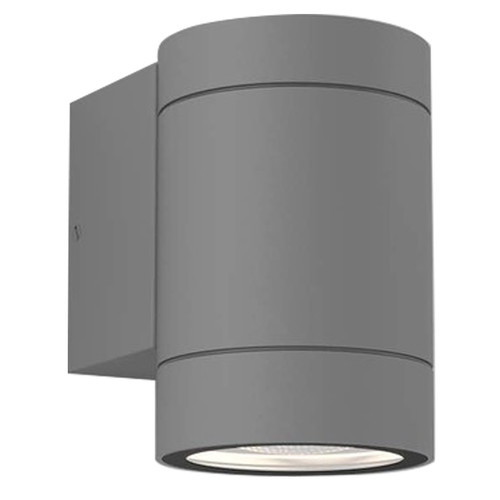 Dartmouth Single Outdoor Garden Pillar Light 240V 6W Textured Grey