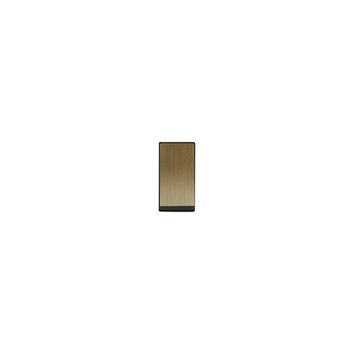 Horizon Square Rocker Switch Module Intermediate Antique Brass