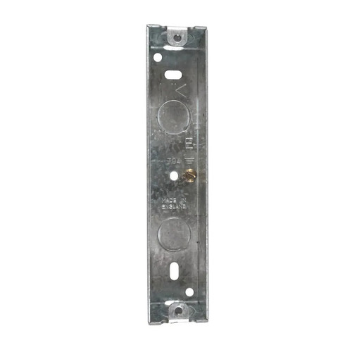 Double Plate Architrave Back Box Metal 30mm