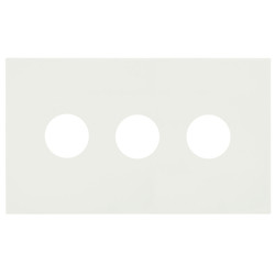 Horizon Square Blank Paintable Plate 3 gang Dolly Switch Plate Only Primed White