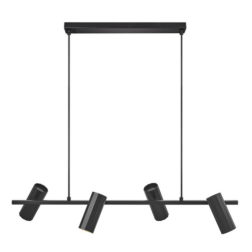 Alanis 4 Pendant 240V Black 4x15W