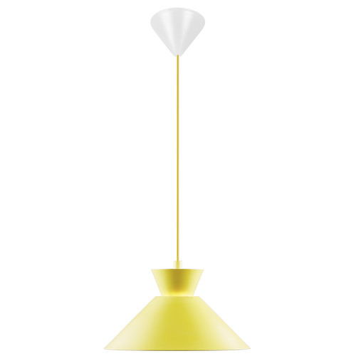 Dial 25 Pendant Light 240V Yellow 40W