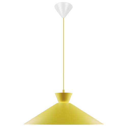 Dial 45 Pendant Light 240V Yellow 40W