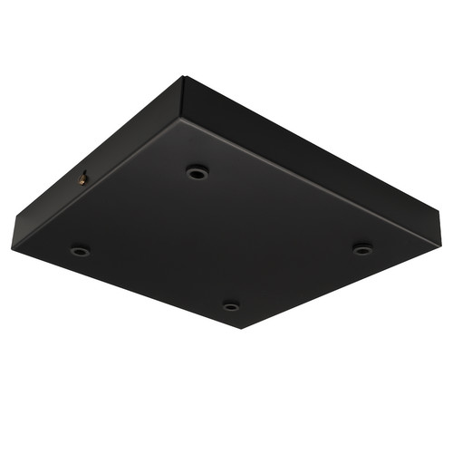 Square Ceiling Base Black 200mm