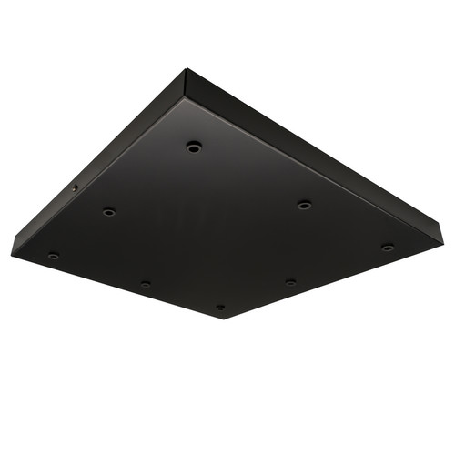 Square Ceiling Base Black 350mm