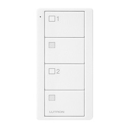 Lutron Pico Wireless 4 Button 2 Group Blinds Control White