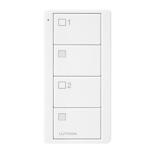 Lutron Pico Wireless 4 Button 2 Group Blinds Control White