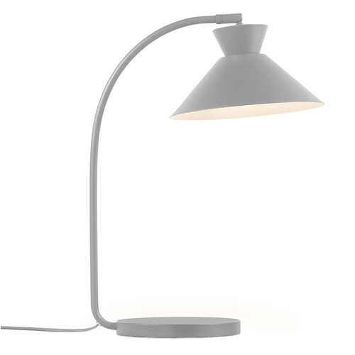 Dial Table Lamp 240V Grey 40W