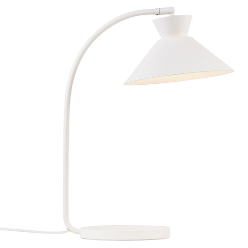 Dial Table Lamp 240V White 40W