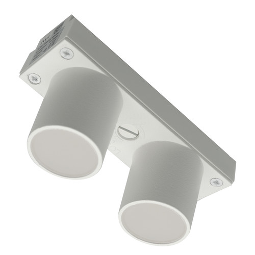Slim Duet System LED Double Downlight 62° White 4.6W 3000K Warm White
