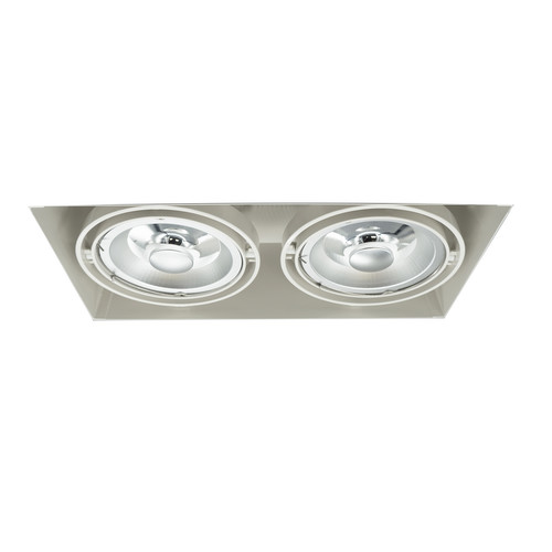 Grid Trimless Double LED GU10 / ES111 Downlight 240V 2 x 50W White
