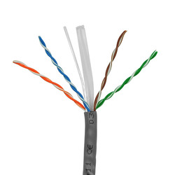 LAN CAT6 PVC Grey Grey 1m