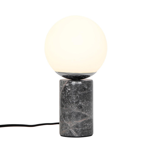 Lilly Marble Table Lamp 40W Grey