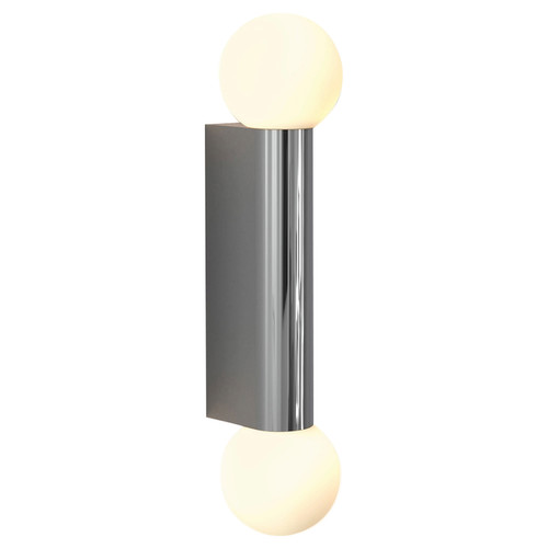 Ortona Twin Wall Light 240 2x3.5W Polished Chrome