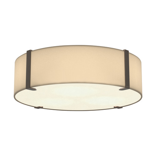 Elba 450 Round Flush Ceiling Light Kit 3x12W Putty