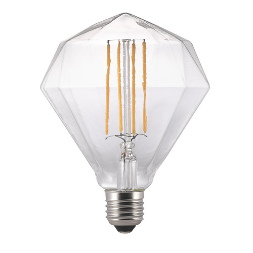 Avra E27 Diamond Light Bulb Clear 2W