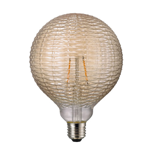 Avra E27 Line Dent Light Bulb Amber 1.5W