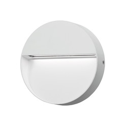 Slight Surface Round Outdoor Low Level Wall Light 240V White 3000K Warm White
