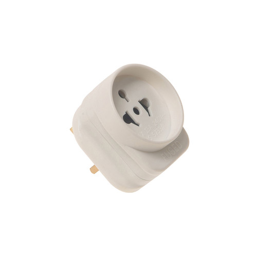 UK Travel Adaptor EU to UK White