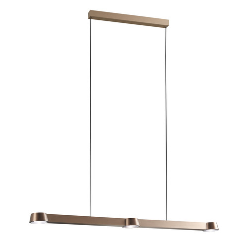 Optic Linear Pendant Rose Gold 2700K/3000K Warm White