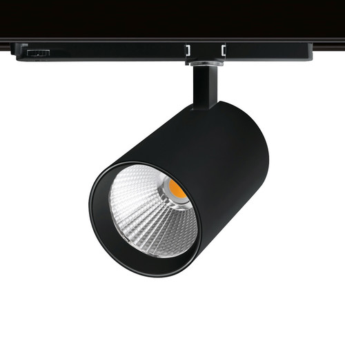 Tube CCT LED Integrated Track Light 3 Circuit 40W 40° 3000lm Black 3000K - 3500K - 4000K