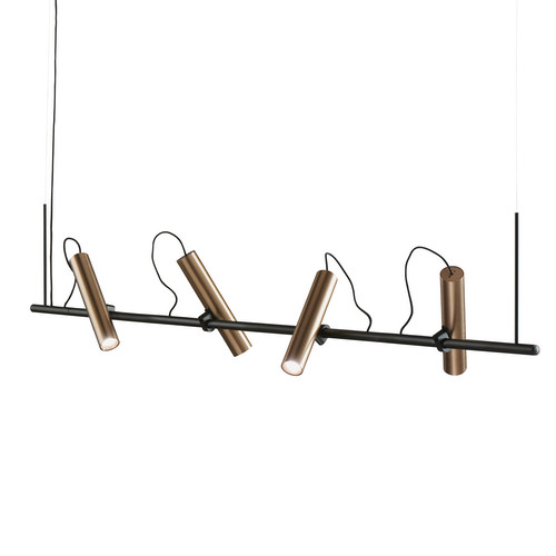 Spirit LED Suspension Pendant Light 4x5W 2700K Warm White Rose Gold
